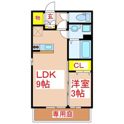 メルベーユＫⅡの物件間取画像